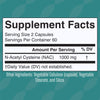 MaryRuth Organics Nutritional Supplement Capsule, N-Acetyl Cysteine, 2 Month Supply, NAC 1000mg Per serving, Vegan, Non-GMO, Gluten Free, 120 Count