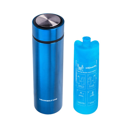 4ALLFAMILY Insulin Pens Cooler Travel CASE Medicine Cooler Box EpiPen Carry Medical Bag TSA Approved Diabetic Travel case with Biogel Ice Pack (Medium, Blue)