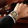 FORSINING Retro Steampunk Skeleton Automatic Diamond Royal Carving Men's Watches Elegant Mechanical Wrist Watch Neutral Clock