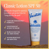 Vacation Classic Sunscreen Lotion SPF 50 + Air Freshener Bundle, Water Resistant Broad Spectrum Sunscreen Sun Block, Vegan Sun Tanning Lotion, Body Lotion with SPF, SPF 30 Sunscreen, 3.4 Fl. Oz.