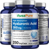 NusaPure Hyaluronic Acid 300mg 250 Veggie Capsules (Non-GMO & Gluten Free)