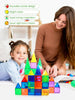 YIJZRUO 25PCS Magnetic Tiles Magnetic Blocks Magnet Beginner Blocks Set Toys for Boys&Girls