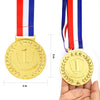 Abaokai 1st, 2nd, 3rd Award Medals - 3 Inches Olympic Style Winner Medals Gold Silver Bronze Prizes for Competitions, Party (Gold Silver Bronze-3pcs)