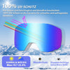 EXP VISION Ski/Snowboard Goggles for Men Women, OTG Snow Goggles Anti Fog UV Protection