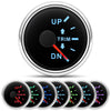 ARTILAURA Trim Gauge Meter 0-190ohms 7 Color UP-DN in Outboard Engine 52mm 2-1/6