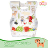 KIIS Disposable Baby Bibs for Baby Boys and Girls - Individually Packaged - Hygienic, Soft and Leakproof (20 PCS) (Animal)