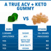 Herbtonics ACV Keto Gummies with The Mother & Keto BHB | Apple Cider Vinegar Keto Gummies | Sugar Free, Keto ACV Gummies for Energy & Immunity (60 Count (Pack of 1))
