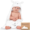 KeaBabies Baby Hooded Towel - Viscose from Bamboo Baby Towel Organic Bamboo Towel - Infant Towels - Large Hooded Towel - Baby Bath Towel with Hood for Girls, Babies, Newborn Boys (Lamb)