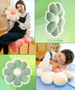 LRKOAYJGO Flower Pillow, Flower-Shaped Throw Pillow Butt Seating Cushion Flower Floor Pillow, Cute Decorative Plush Pillow for Chair Bed Sofa (Green, 14.9