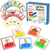 Aizweb CVC Word Game,Mini Pop Board Fidget Sensory Toy Pack for Preschool Kindergarten Classroom Supplies,Montessori Phonics Games Flash Cards,Education Reading Manipulative Spelling Learning