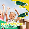 3 Pcs Playground Accessories for Kids Outdoor Swing Set Accessories Playground Equipment Pirate Plastic Ship Wheel Toy Telescope Telephone Backyard Outdoor Playhouse Climbing Equipment(Yellow, Green)