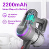 DEVOAC N300 Cordless Vacuum Cleaner, 6 in 1 Lightweight Stick Vacuum Free-Stand, Up to 40mins Runtime, Powerful Vacuum for Hard Floor Carpet Pet Hair Home