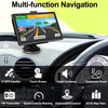 GPS Navigation for Car Truck - Navigation System 7 Inch Touchscreen Navigator with 2023 US/CA/MX Maps, Free Lifetime Map Updates, Voice Broadcast, Speed Camera Warning, Vehicle GPS Unit Handheld