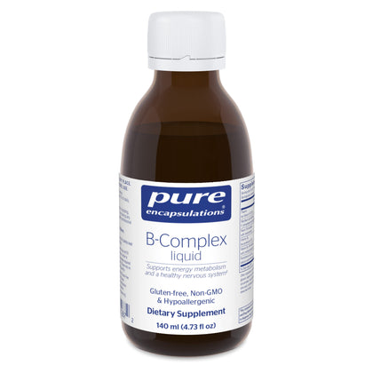 Pure Encapsulations B-Complex Liquid | B Vitamins to Support Energy, Nervous System, Memory, Cellular, and Cardiovascular Health* | 4.73 fl. oz.
