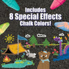 Crayola Ultimate Washable Chalk Collection (64ct), Bulk Sidewalk Chalk, Outdoor Chalk for Kids, Anti-Roll Sticks, Nontoxic, 4+