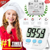 Timer, Kitchen Timer, Timer for Kids, 2 Pack Digital Timer for Cooking, Egg Timer, Cute Magnetic Desk Timers for Classroom, Teacher, Toothbrush, Exercise, Oven, Baking, Table, Productivity