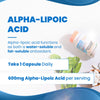 Doctor's Best Alpha-Lipoic Acid 600, Helps Support Glucose Metabolism and Regenerate Antioxidants* Non-GMO, Gluten Free, Vegan, Soy Free, 180 Veggie Caps