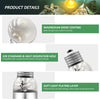 MIXJOY 2 Pack 100W Reptile Heat Lamp Bulb Full Spectrum UVA UVB Sun Light for Reptile and Amphibian Use