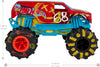 Hot Wheels RC Monster Trucks HW Demo Derby in 1:15 Scale, Remote-Control Toy Truck with Terrain Action Tires