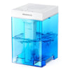 INSENVO Humidifier 7.5L for Large Bedroom, Top Fill&Anti-leak Design, Ultrasonic Cool Mist Humidifers Indoor for Baby&Plants, Disassemble&Clean Easily, Visualized Water Tank, Auto Shut-off, Clear Blue