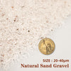 Ausluru 100% Natural Sand, Multi-Purpose Mini White Silica Sand for Fire Pits, Aquariums and Landscaping, 5LB