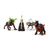 Schleich Eldrador 4-Piece Monster Toy for Boys and Girls Ages 7+, Eldrador Creatures Starter Set with 3 Action Figures (3 Piece Assortment) Multi