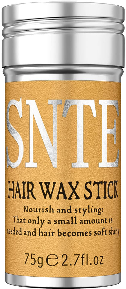 Samnyte Hair Wax Stick, Wax Stick for Hair Slick Stick, Hair Wax Stick for Flyaways Hair Gel Stick Non-greasy Styling Cream for Fly Away & Frizz Hair 2.7 Oz