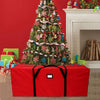 OurWarm Christmas Tree Storage Bag Extra Large Heavy Duty Storage Containers for 8 Ft Artificial Tree 600D Oxford Xmas Holiday Tree Storage Bags with Reinforced Handles Zipper, Red 50