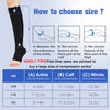 bropite Zipper Compression Socks Women & Men - 2Pairs Calf Knee High 15-20mmHg Open Toe Compression Stocking suit for Walking