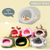 JanYoo Animal Bed Guinea Pig Accessories Cage Habitat Toy Hideout House Washable