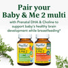 MegaFood Baby & Me 2 Prenatal Vitamin & Minerals - Vitamins for Women - with Folate (Folic Acid Natural Form), Choline, Iron, Iodine, Vitamin C, Vitamin D and More - 120 Mini Tabs (30 Servings)