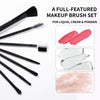 YBUETE All in One Makeup Set Full Kit for Girls Teens Women, Makeup Gift Set, Includes Eyeshadow, Foundation, counter stick, Powder, Eyebrow Pencil, Eyeliner, Brushes, Lip Gloss, Sponge, Cosmetic Bag