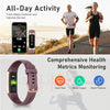 Fitness Tracker with Step Counter/Calories/Stopwatch, Activity Tracker, Health Tracker with Heart Rate Tracker, Sleep Tracker,1.10''AMOLED Touch Color Screen, Pedometer Watch for Women Men Kids