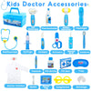Doctor Kit for Toddlers 3-5 Year Old Kids Toys for 2 3 Year Old Girls Boys Pretend Play Dress Up Educational Dentist Doctor Set Costume Medical Kit Role Play Easter Birthday Gifts for 2 3 4 5 6