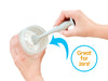 Bumco Baby Diaper Rash Cream Applicator - Baby Bum Brush Diaper Cream Spatula for Butt Paste Diaper Cream - Newborn Baby Essentials, Perfect for Baby Registry, Baby Shower Gifts - Aqua Swirl