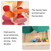 Vomocent Wooden Music Tree Toy for Kids, Marble Ball Run Track Game for Toddlers, Marble Tree Educational Montessori Toy Boy Girl Gifts
