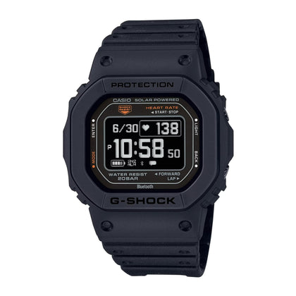 Casio Men's G-Shock Move DW-H5600 Series, Multisport (Run, Walking, Gym Workout), Heart Rate Watch, Solar Assisted Watch, Blue Tooth with Fitness and Sleep Tracking