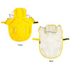 Waterproof Dog Raincoat, Adjustable Reflective Lightweight Pet Rain Clothes with Poncho Hood (Medium, Yellow)