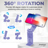 Snaplock 360 Universal Phone Holder Stand - Compact, Portable Airplane Phone Holder - Travel Essentials for Flying, International Flights, Gym, Office, Plane, Cruise - Table Desk Clamp