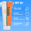 TANRI SPF50+ Reef Safe Sunscreen for Face and Body; Hydrating & Moisturizing Sunscreen Lotion; Water & Sweat Proof; Octinoxate & Oxybenzone Free; Broad Spectrum UVA/UVB Protection; (3 fl. oz.)