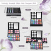 Color Nymph All In One Makeup Palette Set Kit,Portable Travel Makeup Kit for Girls with 24-Colors Eyeshadows Facial Blusher Lip Gloss Pressed Powder Mascara Brushes Mirror