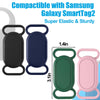 4PCS Silicone Case for Samsung Smart Tag 2 for Dog Collar, Protective Cover Sleeve Compatible with Samsung Smart Tag 2 Tracker, Item Finder Accessories, Tracking Devices Protector for Securing Holding
