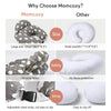 Momcozy Nursing Pillow for Breastfeeding, Original Plus Size Breastfeeding Pillows for More Support for Mom and Baby, with Adjustable Waist Strap and Removable Cotton Cover, Grey