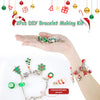 Charm Advent Calendar Bracelet Making Kit for Girls, Jewelry Making Kit with 22Pcs DIY Charm Beads and 2 Bracelets, Unicorn Girl Toy,Best Birthday Gifts for Girls 6-12 Year Old Girls Teens Toddler