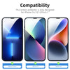 NEW'C [3 Pack Designed for iPhone 14, 13, 13 Pro (6.1
