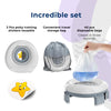 XWelle 3 in 1 Portable Potty For Toddler Travel +GIFT- Potty Training Toilet - Travel Potty Seat For Toddler - Foldable Potty Seat For Toddler Travel - Baby Toilet Trainer - Folding Kids Toilet (grey)
