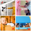 Child Safety Cabinet Locks - (10 Pack) Baby Proofing Latches to Drawer Door Fridge Oven Toilet Seat Kitchen Cupboard Appliance Trash Can with 3M Adhesive - Adjustable Strap No Drill No Tool