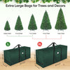 BALEINE 7.5 ft Extra Large Christmas Tree Storage Bag With Reinforced Handles and Dual Zippers for Wide Opening (Green)