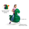 Hearthsong Hop 'n Go Inflatable Bouncing Ride-On, 48