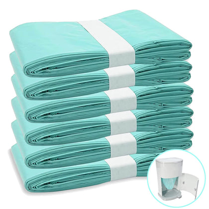 6 Pack Adult Diaper Disposal Liners Refills Compatible with Janibell Akord 280 Slim Adult Diaper Disposal System and Akord Slim Incontinence Disposal System(NOT Compatible with 330 pails)